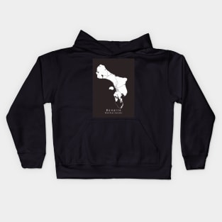 Bonaire Netherlands Island map Kids Hoodie